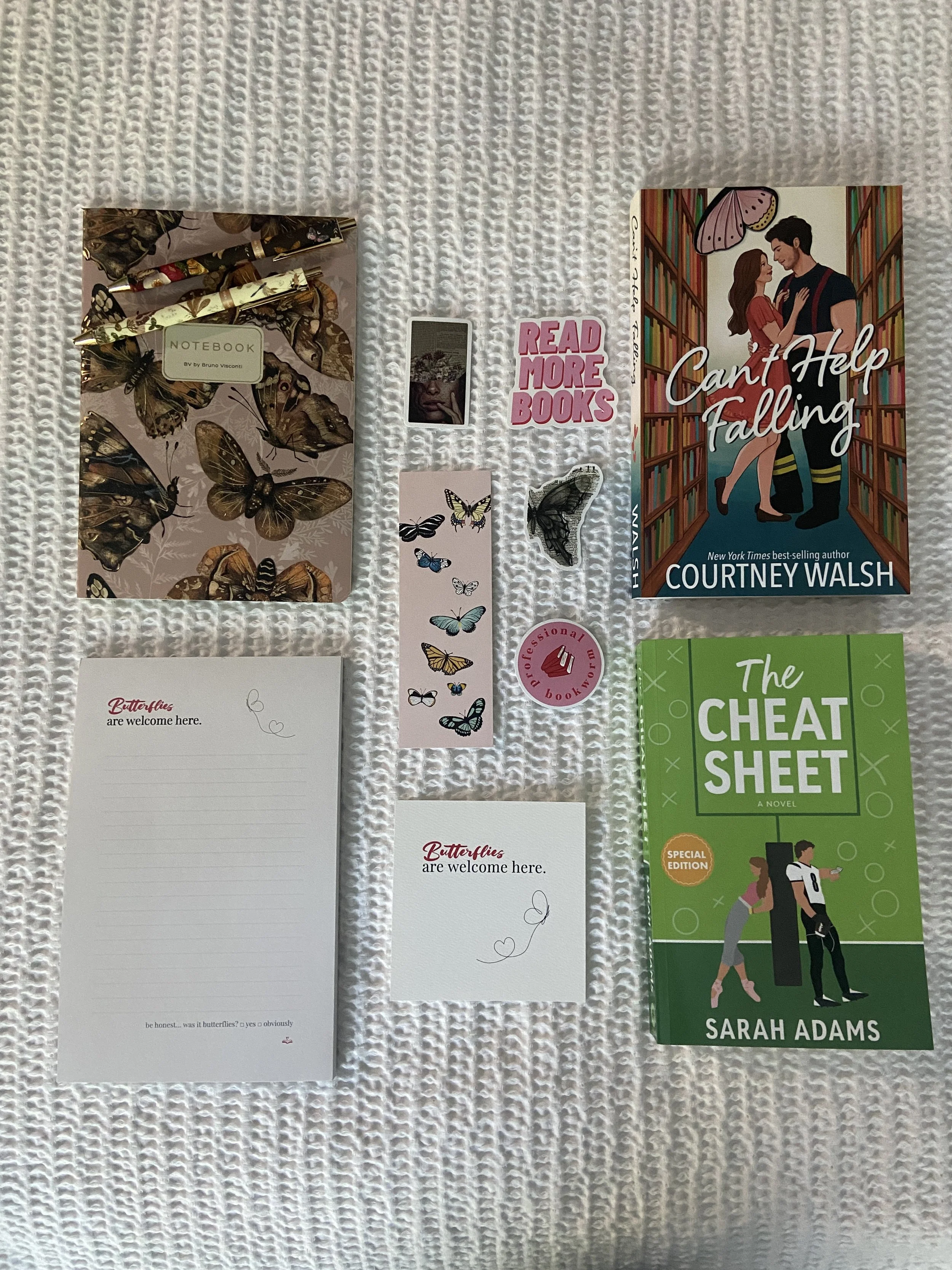 Romance book and stationery